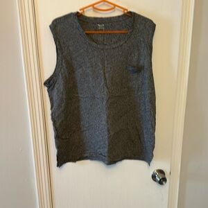 Madewell Gray Sleeveless Tank Top size XL
